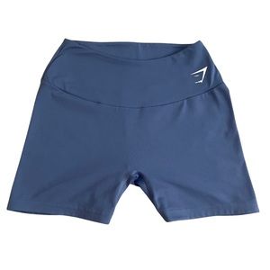 Gymshark Blue Sweat Seamless Shorts - Size Medium Women’s